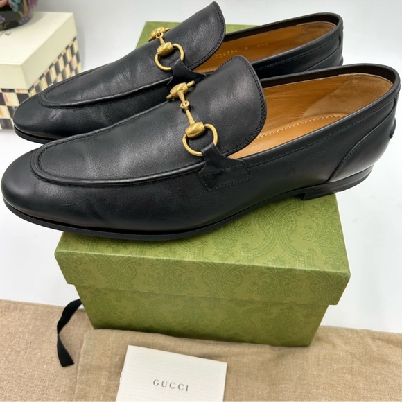 Men’s Gucci Jordan horse fit leather loafer size 9 fits 10 US made in Italy - Picture 3 of 11
